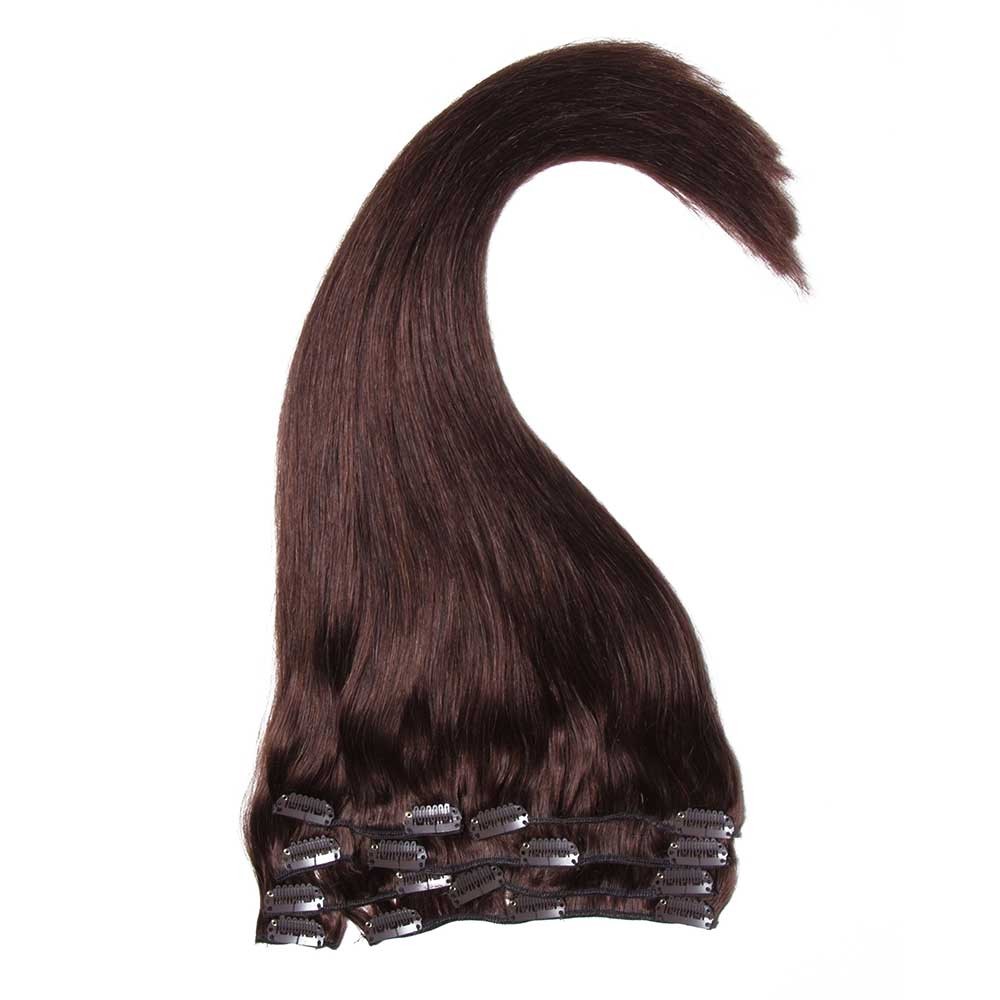 Idolra 100 Real Quality Human Hair Clip In Indian Straight Extensions